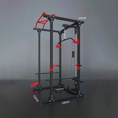 Cage Rack With Pulley System